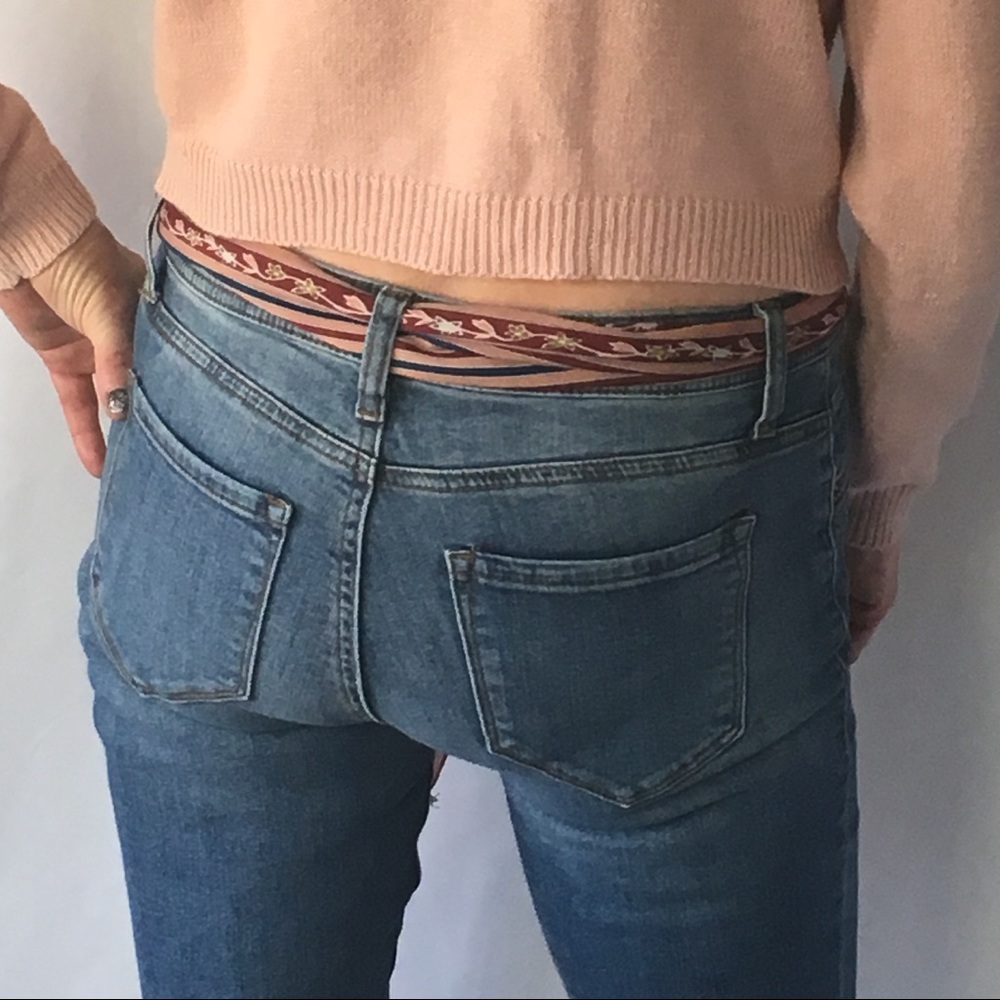SOLD STS Cassie Skinny Blue Jeans, 27s, Patch/Tear - Picture 4 of 8